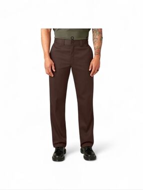 NWT Dickies 874 Flex Straight-Leg Work Pants In Dark Brown